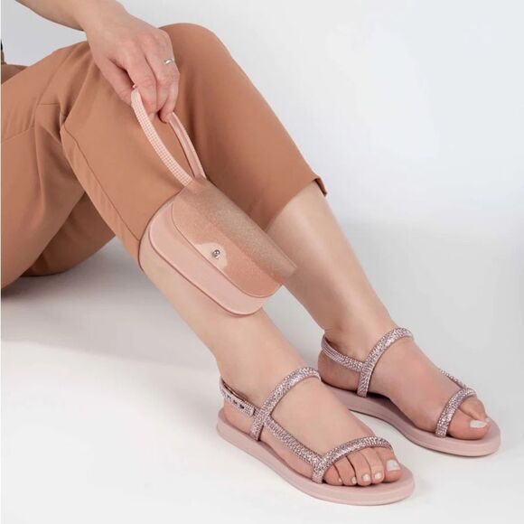 Melissa‎ Brightness Sandal, LIGHT PINK, Size 7 M - Picture 7 of 8